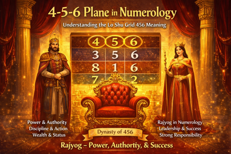 456 plane in numerology rajyog