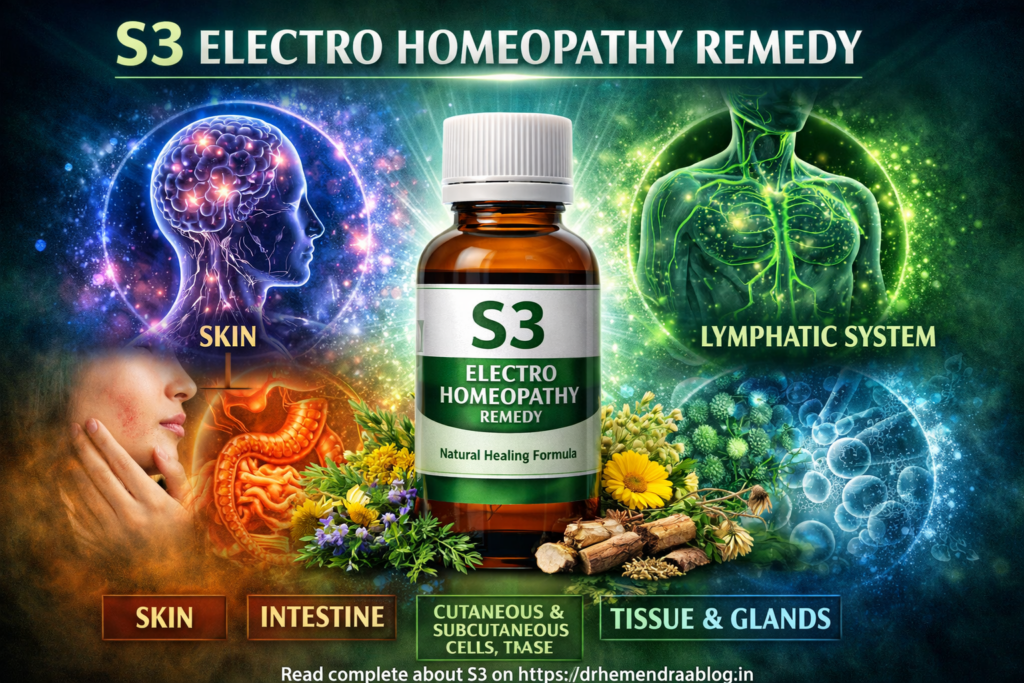 S3 (Scrofoloso 3) Electro Homeopathy Remedy Skin intestine