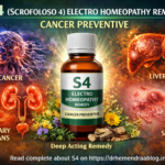 S4 (Scrofoloso 4) Electro Homeopathy Remedy Cancer Preventive