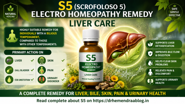 S5 Electro Homeopathy Remedy