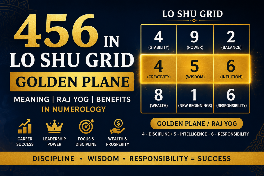 456 in Lo Shu Grid