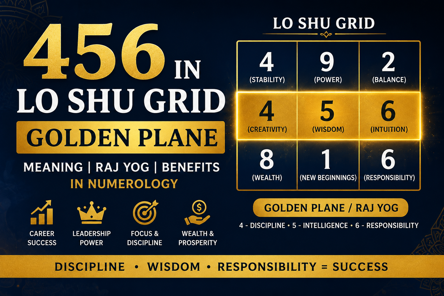 456 in Lo Shu Grid