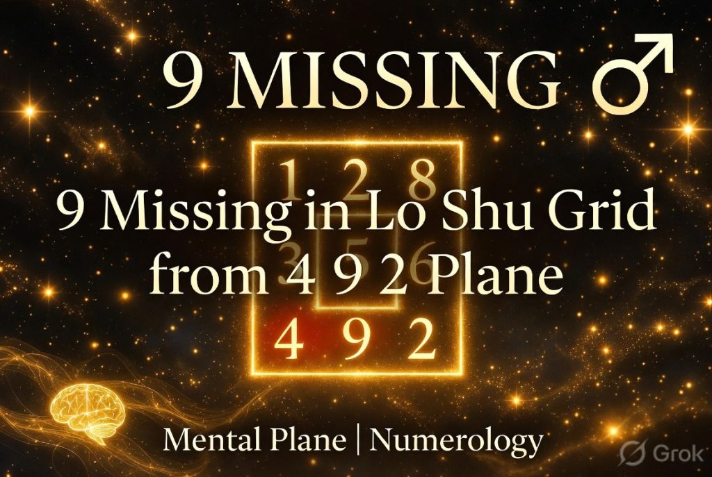 9 missing in lo shu grid
